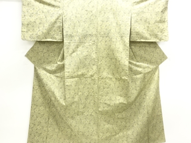 JAPANESE KIMONO / OMESHI / NISHIJIN-ORI / WOVEN ABSTRACT